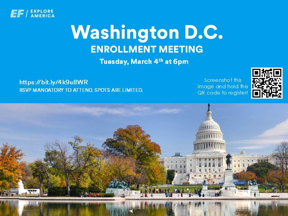  Washington, D. C. Trip Information